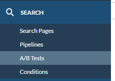 A/B Testing Menu