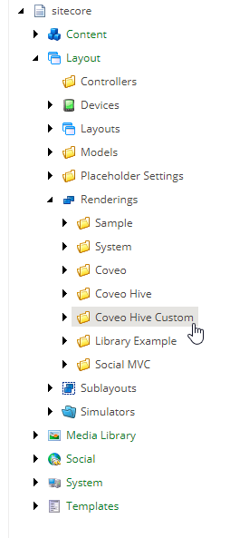 Custom Rendering Folder